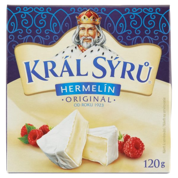 Syr Hermelín 56% Original 120g Král Sýrů 1