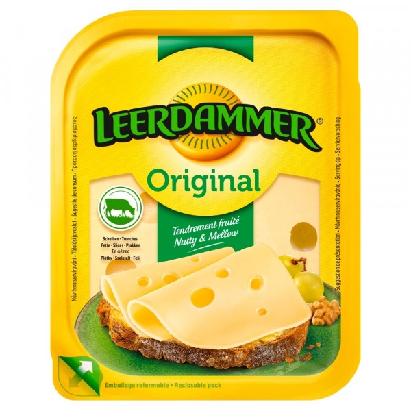Syr Leerdammer 45% Originál plátky 100g 1