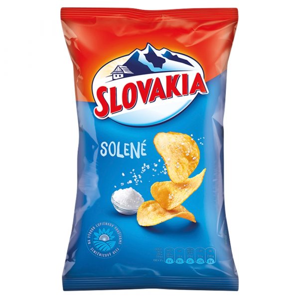 Slovakia Chips Solené 140g 1