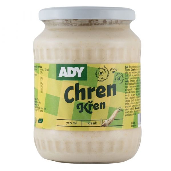 Chren sterilizovaný 720ml (670g) Ady 1