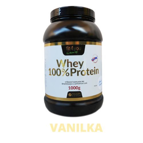 Fit4you WHEY PROTEIN 100% Vanilka 1kg 1