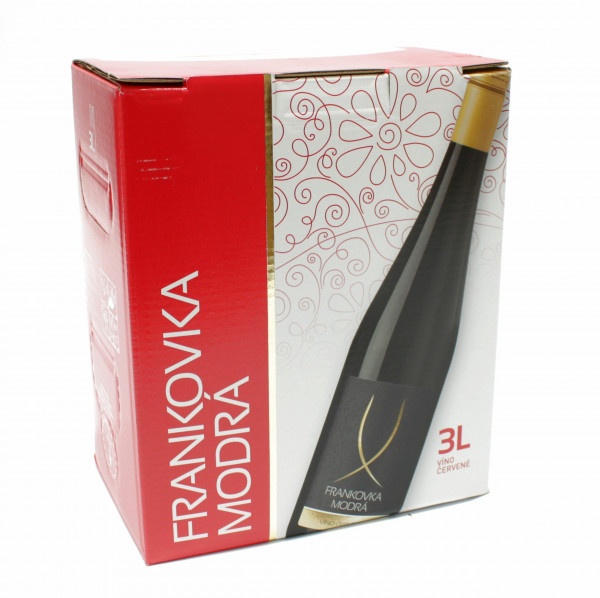 Víno červené box FRANKOVKA MODRÁ - VÍNO LEVICE 3l 1