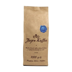 Káva Jager Kaffee modrá 100% Arabica 1kg zrno 7