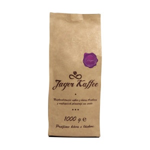 Káva Jager Kaffee fialová 90%Arabica 1kg zrno 3