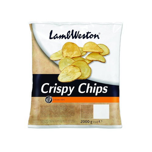 LW Zemiakové chipsy so šupkou mrazené 2kg 1