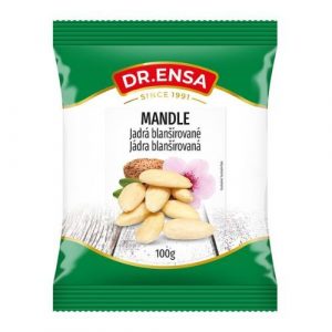 Mandle blanšírované (lúpané) 100g Ensa 5