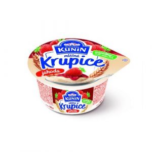 Mliečna krupica jahoda 150g Kunín 14