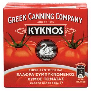 Paradajková šťava koncentrovaná - pyré (Passata) 7% 500g KYKNOS 4