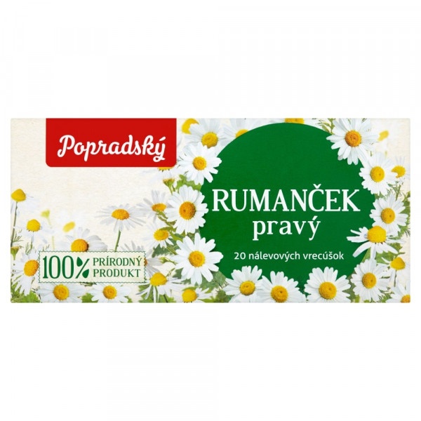 Popradský Rumanček pravý bylinný čaj 20x1,2g 1