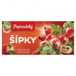 Popradský Šípky ovocný čaj s príchuťou 20x2g 5