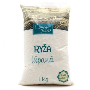 Ryža Guľatozrnná lúpaná 1kg Omega 5