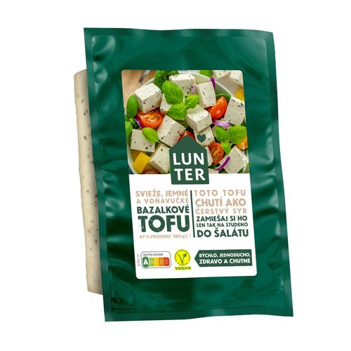 Tofu bazalkové LUNTER 180g VÝPREDAJ 1