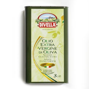 Olej olivový extra vergine plech 3l Divella 20