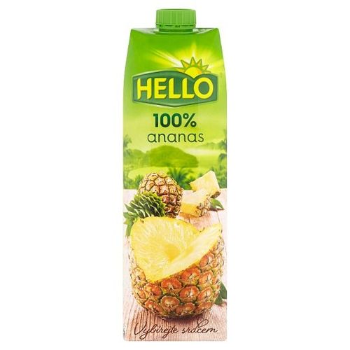 Džús ananás 100 % HELLO 1l 1