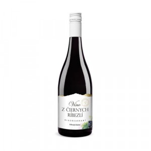 Víno ovocné z čiernych ríbezlí, Miluron 0,75l 7