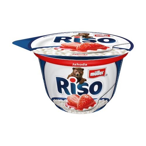 Mliečna ryža RISO jahoda 200g 1