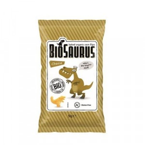 Snack pre deti kukuričný syrový BIO BIOSAURUS 50g 7