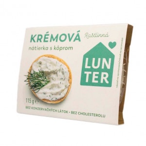 Nátierka rastlinná krémová s kôprom 115g Lunter 13