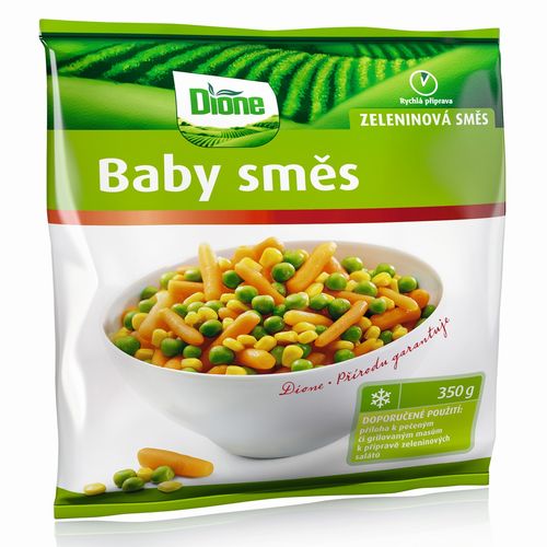 Mrazená zeleninová zmes Baby Dione 350g 1