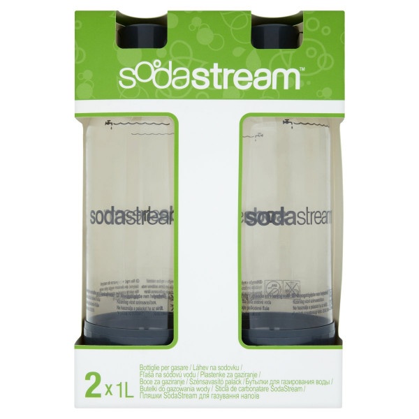 SodaStream DuoPack Fľaša 1l 2ks Grey 1