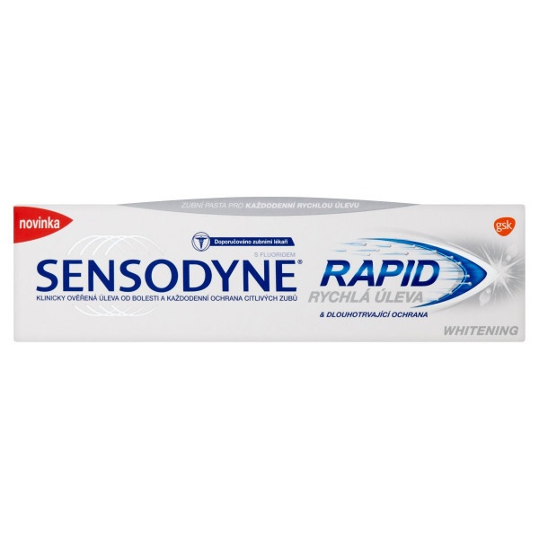 Sensodyne Rapid Whitening zubná pasta 75 ml 1