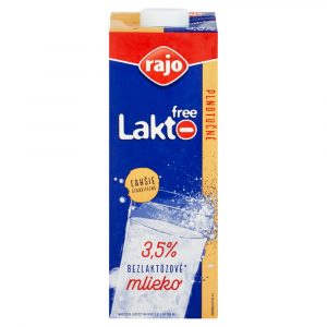 Mlieko plnotučné 3,5% bezlaktózové 1l Rajo 5