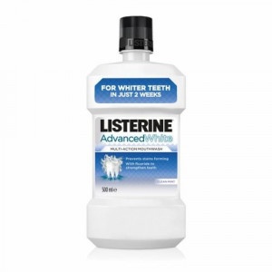Listerine Advanced White ústna voda 500 ml 4