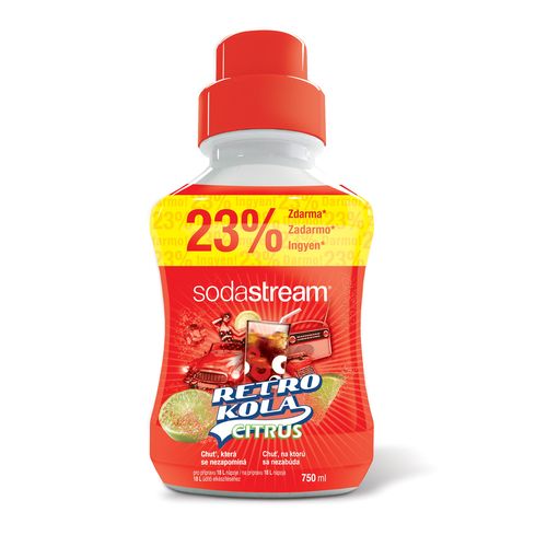 SodaStream Sirup Retro Kola citrus 750 ml 1