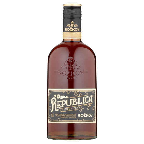 Božkov Republica Exclusive Rum 38% 0,7 l 1