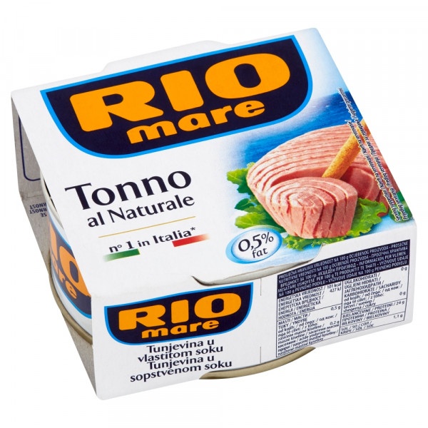 Rio Mare Tuniak vo vlastnej šťave 160 g 1