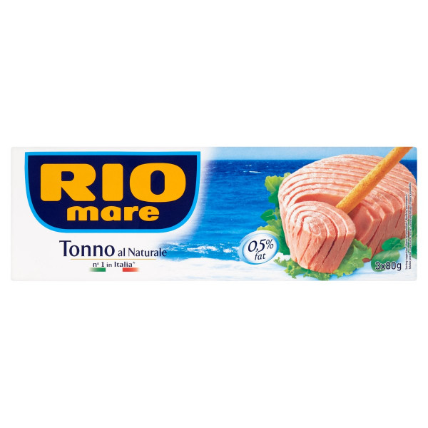Rio Mare Tuniak vo vlastnej šťave 3 x 80 g 1