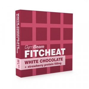 Fitcheat Proteínová čokoláda jahoda 90 g Gymbeam 49