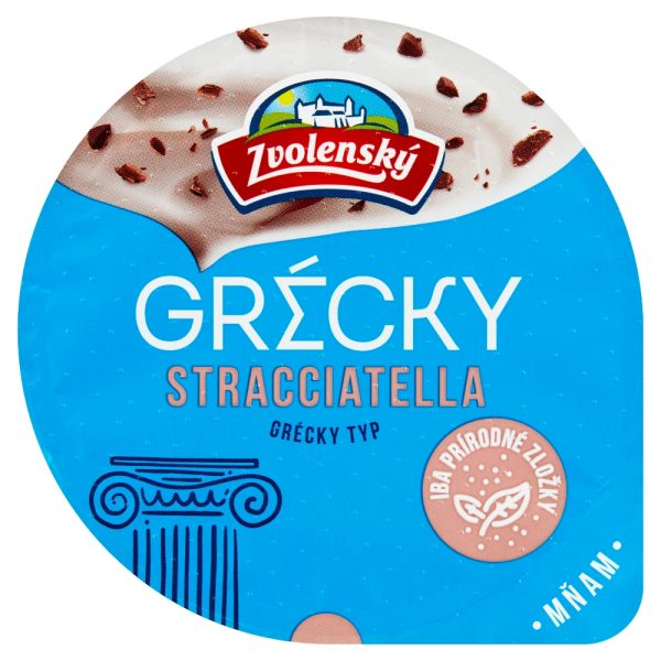 ZVOLENSKÝ jogurt grécky typ stracciatella 125g 1