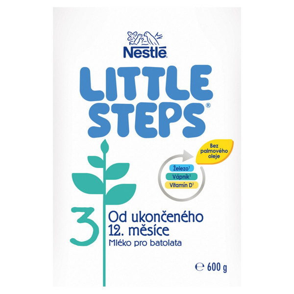 Nestlé LITTLE STEPS 3, ml. výživa - batoľatá 600 g 1