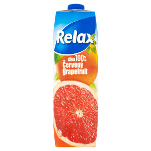 Relax Džús 100% červený grapefruit 1 l 12