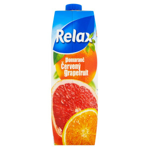 Relax Džús Pomaranč červený grapefruit 1 l 27