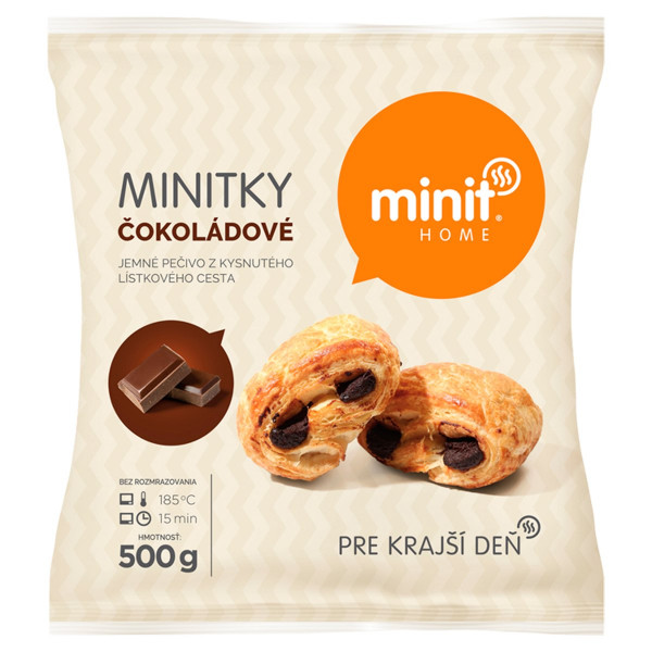Mrazené Minit Home Minitky čokoládové 500g 1