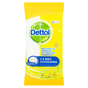 Dettol Citrón&Limeta antibakteriálne obrúsky 32ks 8