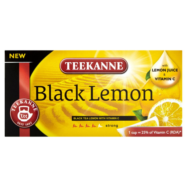 TEEKANNE Black Lemon, čierny čaj 33 g 1