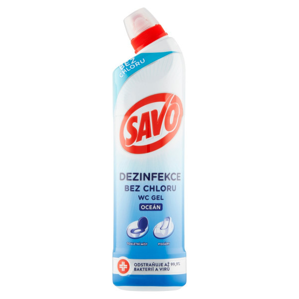 Savo Ocean bez chlóru dezinfekčný WC gel 750ml 1