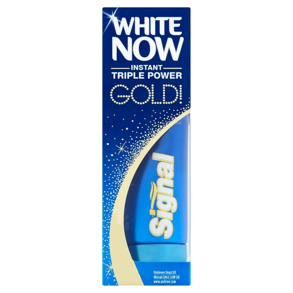 Signal White Now Gold zubná pasta 50 ml 1