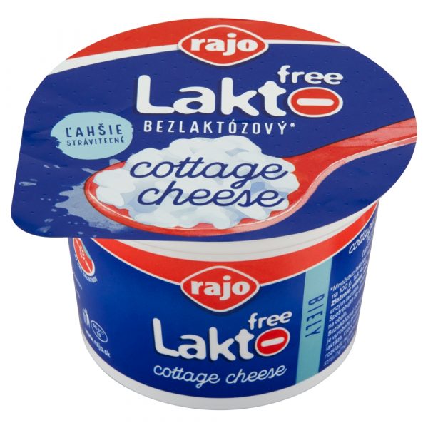 Cottage cheese Lakto Free biely 180g Rajo VÝPREDAJ 1