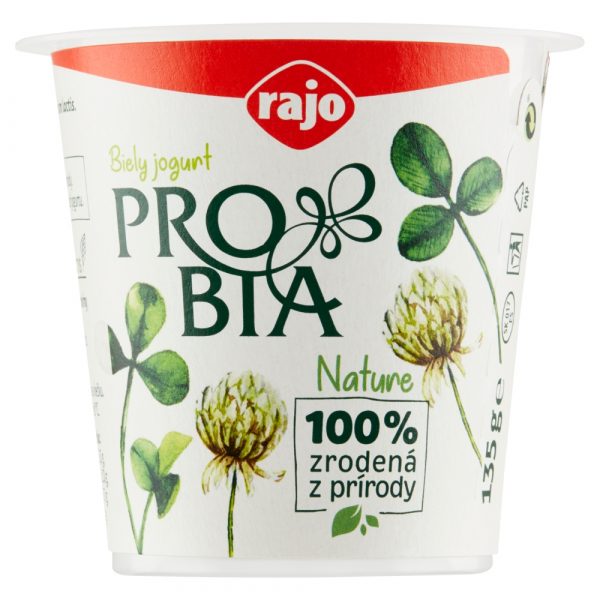 Jogurt Probia Nature biely 3,3% 135g Rajo 1