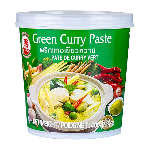 Pasta Curry (Kari) zelená 400g Cock Brand 1