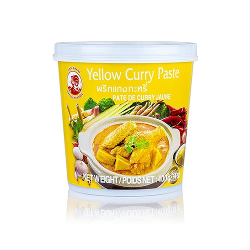 Curry pasta žltá COCK BRAND 400g 1