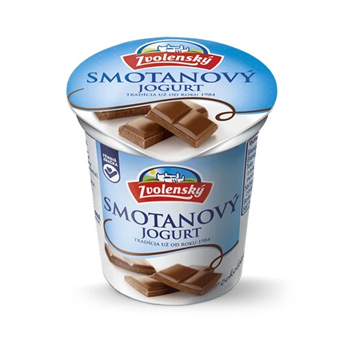 ZVOLENSKÝ smotanový jogurt čokoláda 145g 1