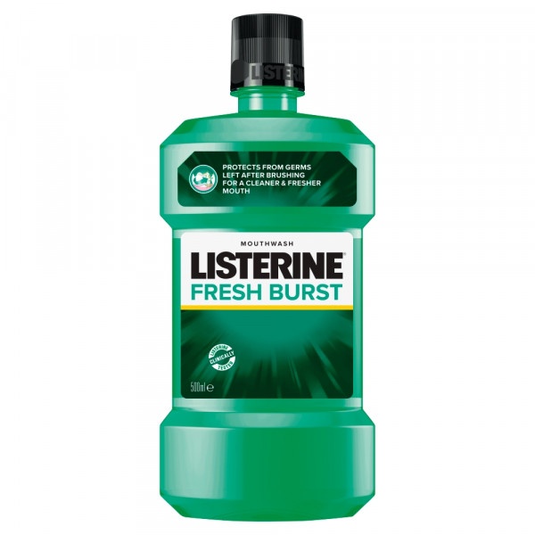 Listerine Fresh Burst ústna voda 500 ml 1