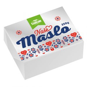 Maslo NAŠE 82% 250g Bape 55