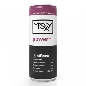 Moxy Power+ Energy drink lesné ov. 330ml GymBeam 12