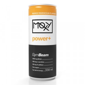 Moxy Power+ Energy Drink Mango 330ml GymBeam 20